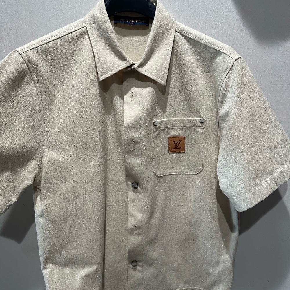 Louis Vuitton Silk-Blend Short-Sleeved Shirt